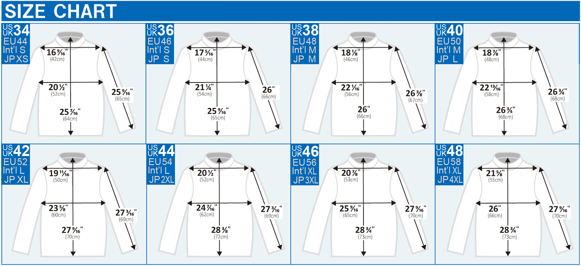 Jordache Size Chart