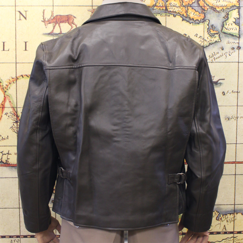 ラムレザーWESTED LEATHER/40/インディージョーンズ - レザージャケット