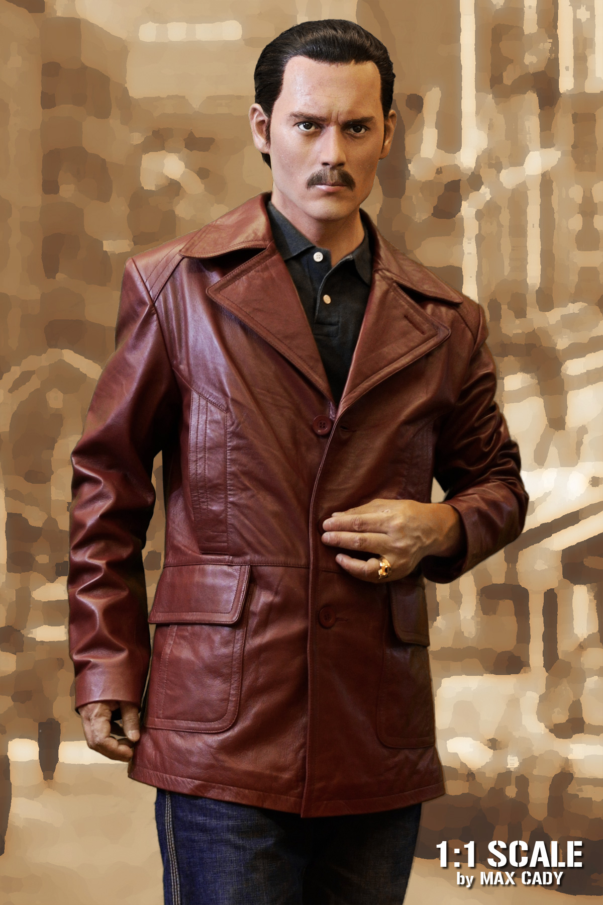 Johnny Depp Donnie Brasco Leather Blazer | lupon.gov.ph
