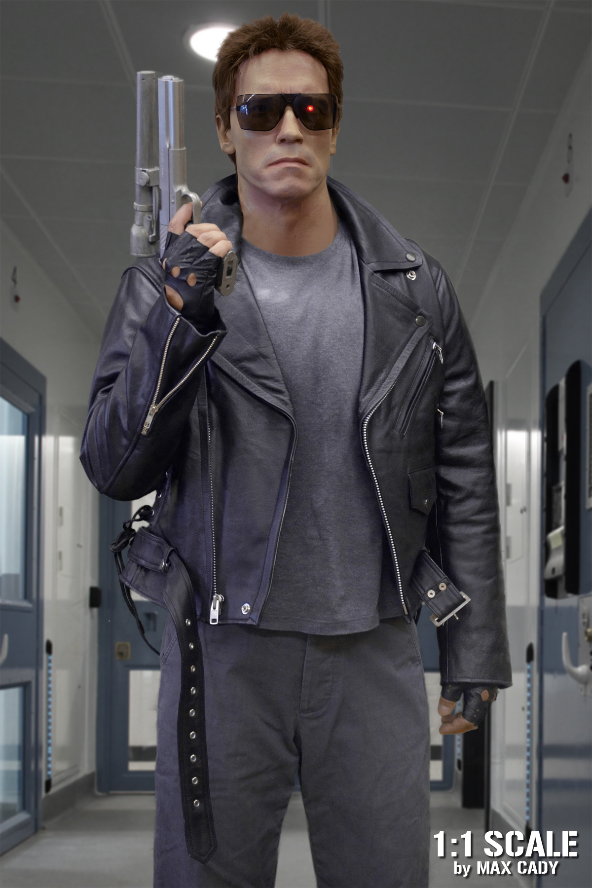 Terminator Leather Jacket Max Cady