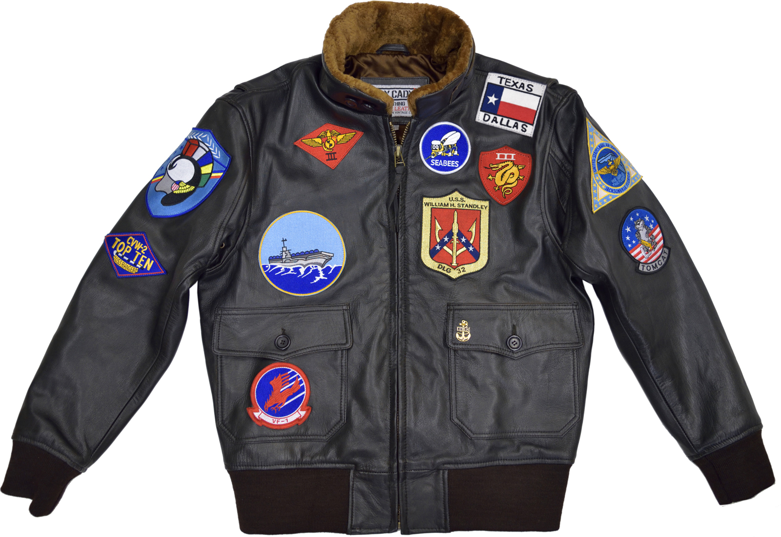 TOPGUN G-1 Leather Flight Jacket - MAX CADY
